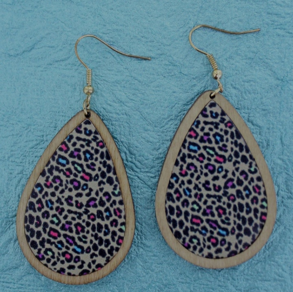 Colorful Leopard Earrings